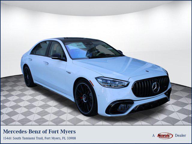 new 2025 Mercedes-Benz AMG S 63 E car, priced at $214,040