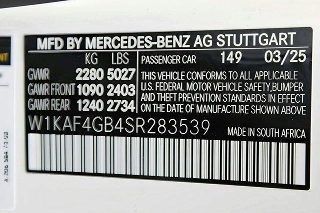 used 2025 Mercedes-Benz C-Class car, priced at $54,755