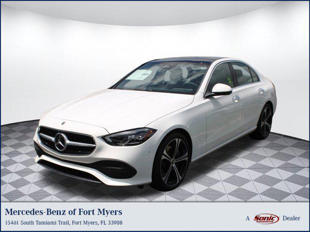 new 2025 Mercedes-Benz C-Class car, priced at $54,755