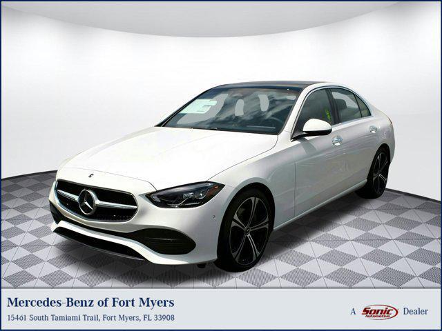 new 2025 Mercedes-Benz C-Class car, priced at $54,755