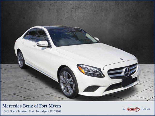 used 2019 Mercedes-Benz C-Class car, priced at $20,999