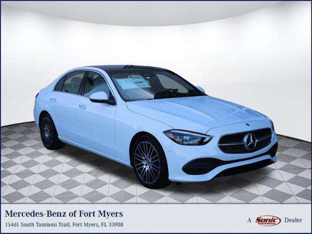 new 2025 Mercedes-Benz C-Class car, priced at $55,955