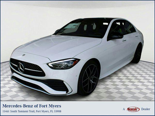 new 2025 Mercedes-Benz C-Class car, priced at $57,805