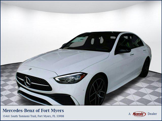 new 2025 Mercedes-Benz C-Class car, priced at $57,805
