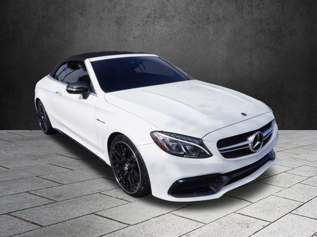 used 2018 Mercedes-Benz AMG C 63 car, priced at $35,999