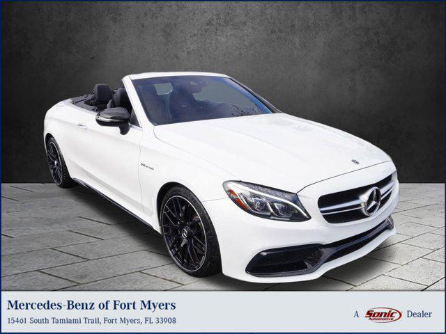 used 2018 Mercedes-Benz AMG C 63 car, priced at $35,999