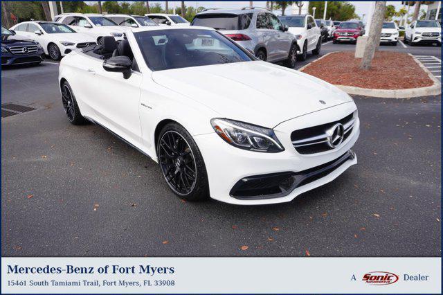 used 2018 Mercedes-Benz AMG C 63 car, priced at $35,999