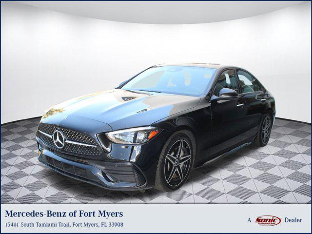 used 2022 Mercedes-Benz C-Class car, priced at $35,999
