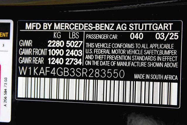 used 2025 Mercedes-Benz C-Class car, priced at $54,755