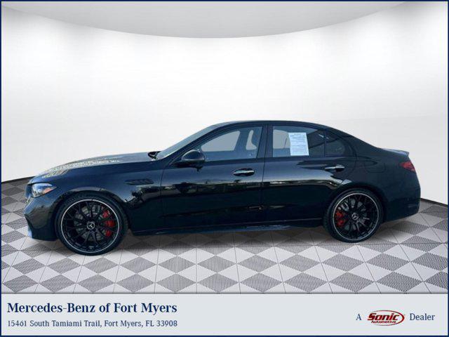 used 2024 Mercedes-Benz AMG C 63 car, priced at $74,997