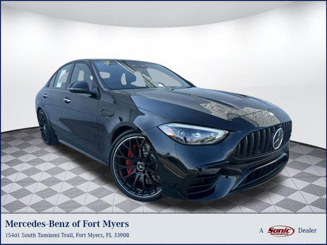 used 2024 Mercedes-Benz AMG C 63 car, priced at $76,999