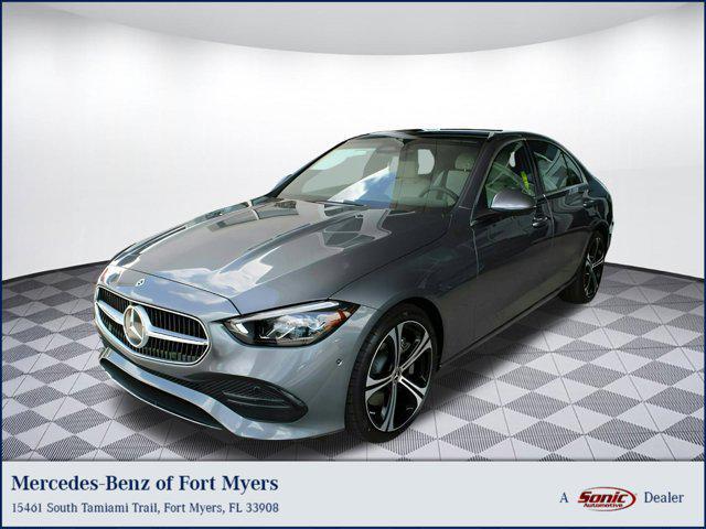 new 2025 Mercedes-Benz C-Class car, priced at $55,505