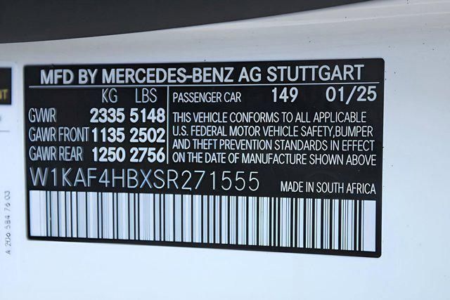 used 2025 Mercedes-Benz C-Class car, priced at $58,345