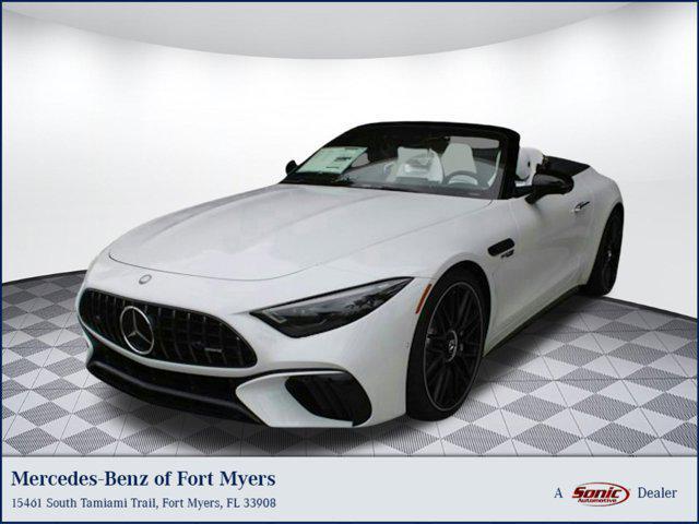 new 2025 Mercedes-Benz AMG SL 55 car, priced at $173,390