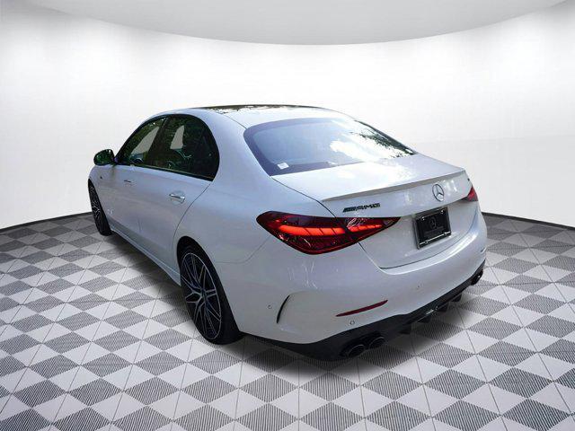 new 2025 Mercedes-Benz AMG C 43 car, priced at $76,055
