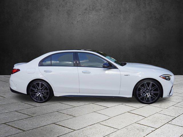 new 2025 Mercedes-Benz AMG C 43 car, priced at $76,055