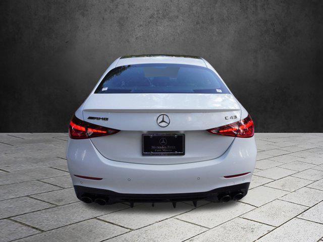 new 2025 Mercedes-Benz AMG C 43 car, priced at $76,055