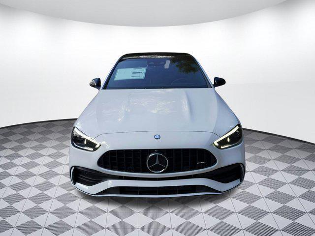 new 2025 Mercedes-Benz AMG C 43 car, priced at $76,055