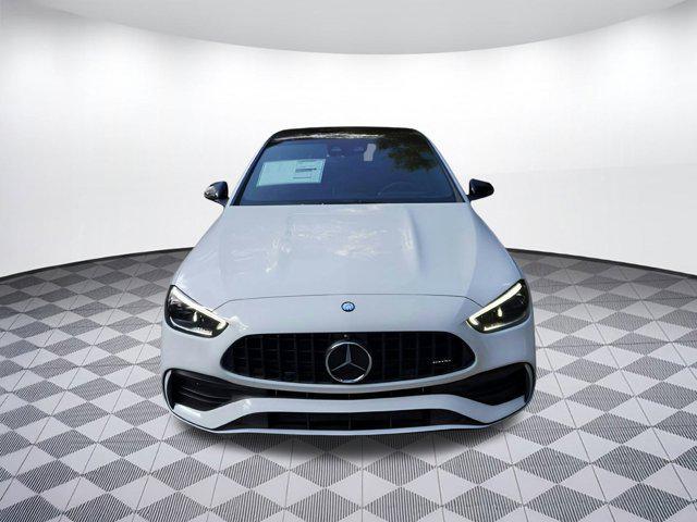 new 2025 Mercedes-Benz AMG C 43 car, priced at $76,055