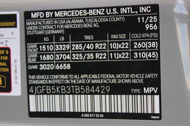 new 2026 Mercedes-Benz GLE 450 car, priced at $95,865