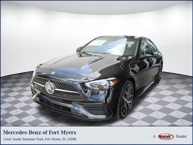 new 2025 Mercedes-Benz C-Class car, priced at $58,555