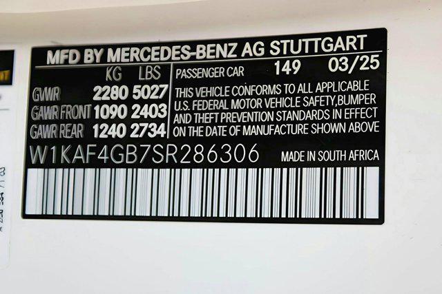 used 2025 Mercedes-Benz C-Class car, priced at $53,845