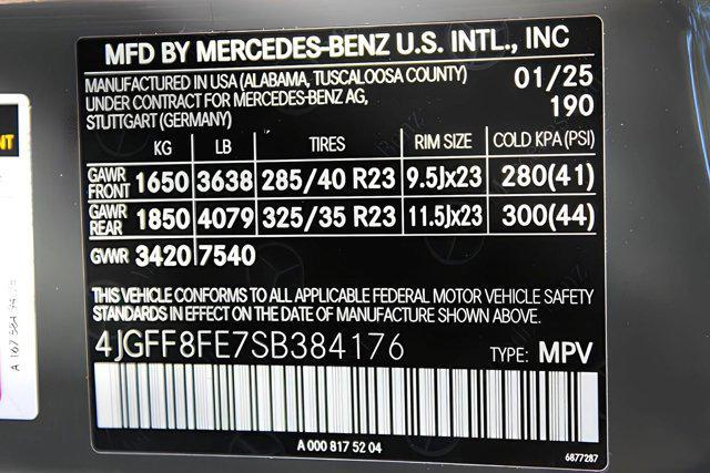 new 2025 Mercedes-Benz GLS 580 car, priced at $139,370