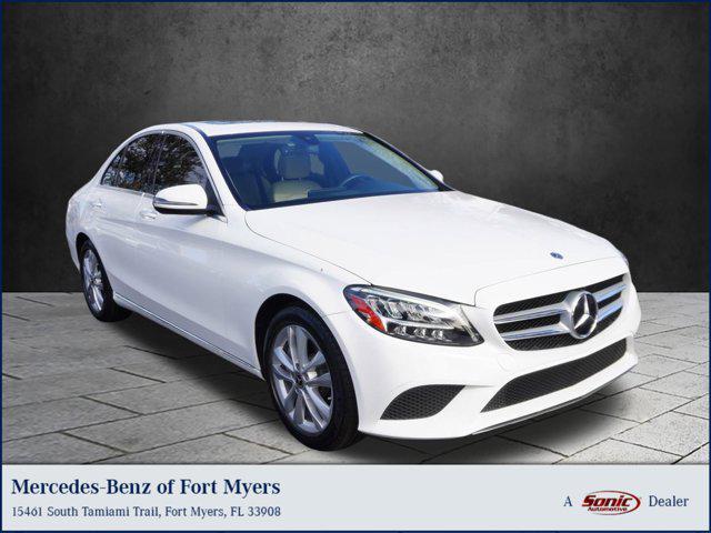 used 2021 Mercedes-Benz C-Class car, priced at $24,999