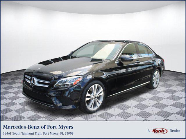used 2020 Mercedes-Benz C-Class car, priced at $17,999