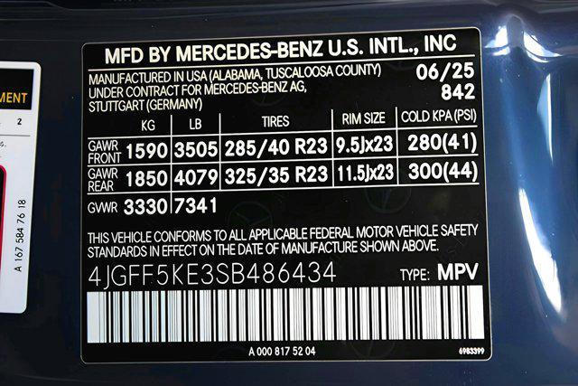 new 2025 Mercedes-Benz GLS 450 car, priced at $105,300