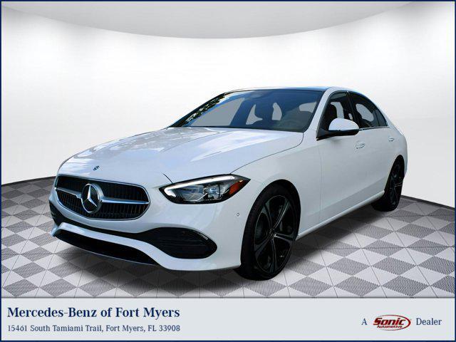 used 2023 Mercedes-Benz C-Class car, priced at $35,998