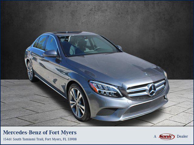 used 2021 Mercedes-Benz C-Class car, priced at $27,999