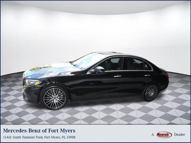 used 2022 Mercedes-Benz C-Class car, priced at $34,998