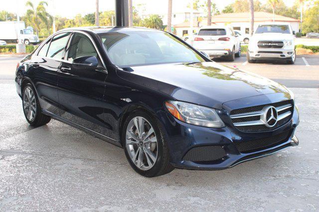 used 2018 Mercedes-Benz C-Class car, priced at $14,999