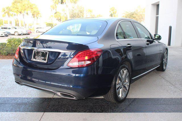 used 2018 Mercedes-Benz C-Class car, priced at $14,999