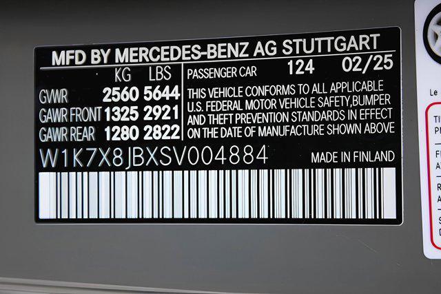 new 2025 Mercedes-Benz AMG GT 63 car, priced at $184,105