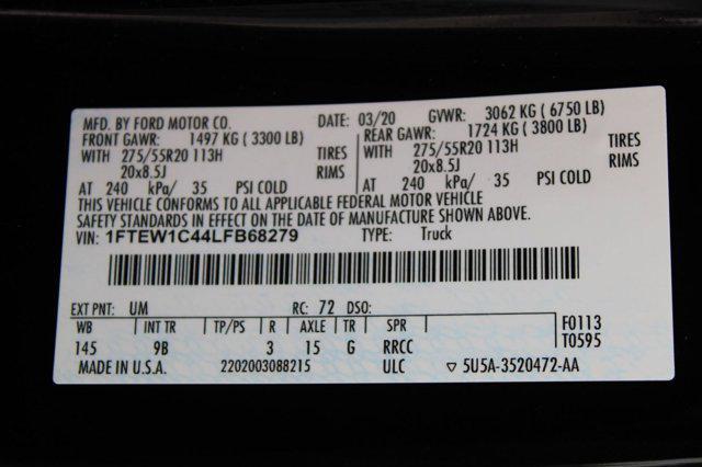 used 2020 Ford F-150 car, priced at $34,408