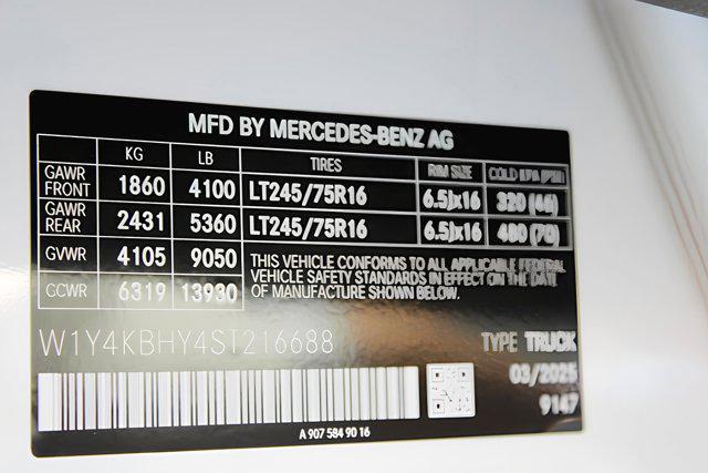 new 2025 Mercedes-Benz Sprinter 2500 car, priced at $58,596