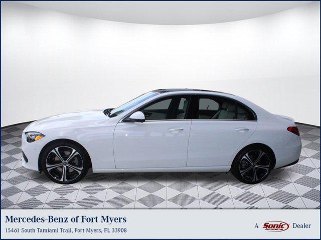 new 2025 Mercedes-Benz C-Class car, priced at $54,755