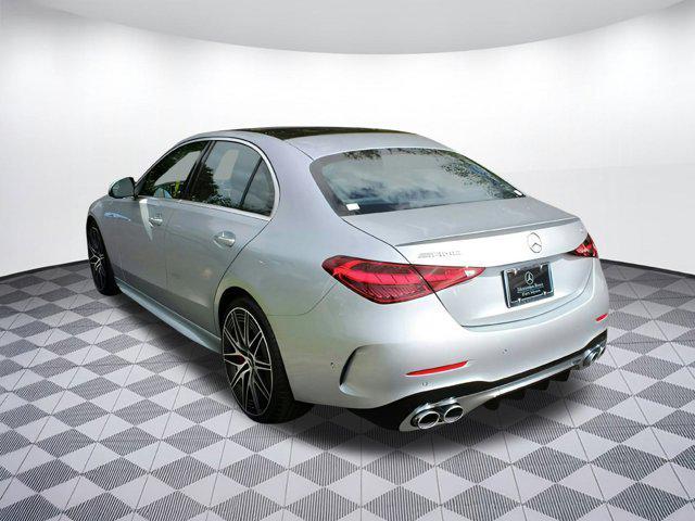 new 2025 Mercedes-Benz AMG C 43 car, priced at $77,590