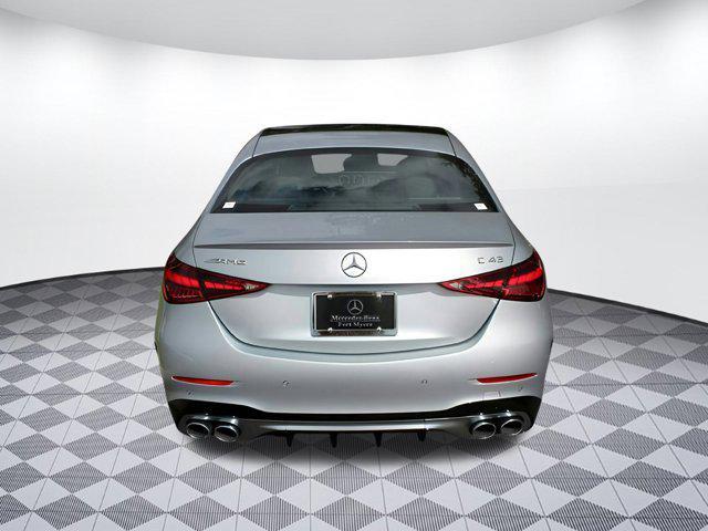 new 2025 Mercedes-Benz AMG C 43 car, priced at $77,590