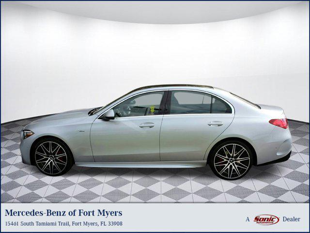 new 2025 Mercedes-Benz AMG C 43 car, priced at $77,590