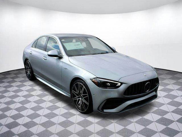 new 2025 Mercedes-Benz AMG C 43 car, priced at $77,590