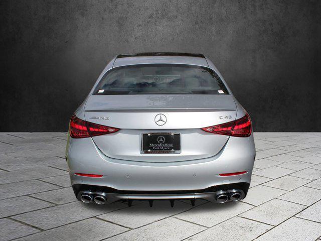 new 2025 Mercedes-Benz AMG C 43 car, priced at $77,590