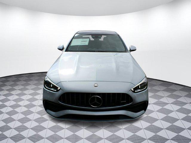 new 2025 Mercedes-Benz AMG C 43 car, priced at $77,590