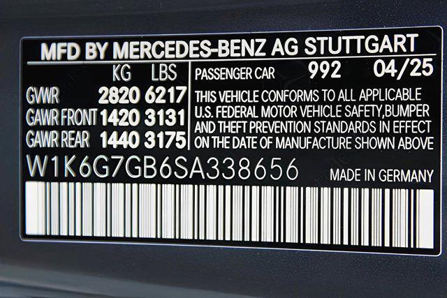 new 2025 Mercedes-Benz S-Class car, priced at $149,640