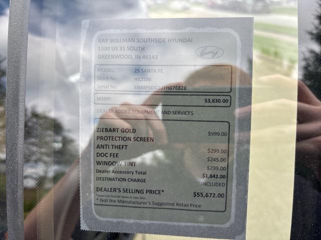 new 2026 Hyundai SANTA FE HEV car, priced at $53,830