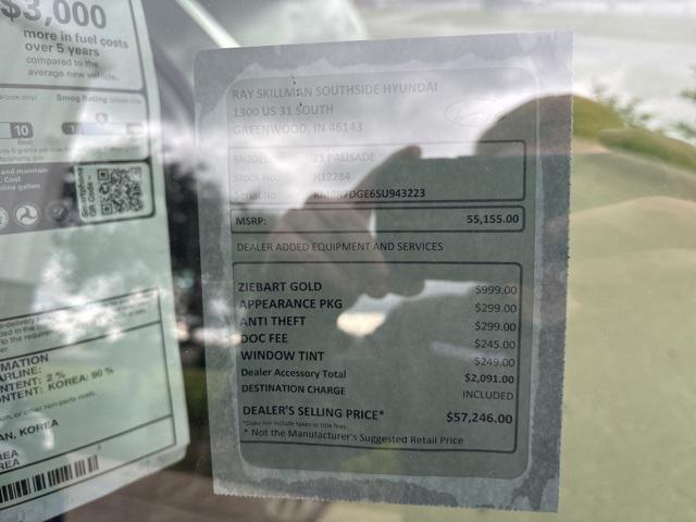 new 2025 Hyundai Palisade car, priced at $53,155