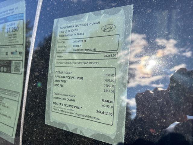 new 2026 Hyundai Santa Fe car, priced at $41,749