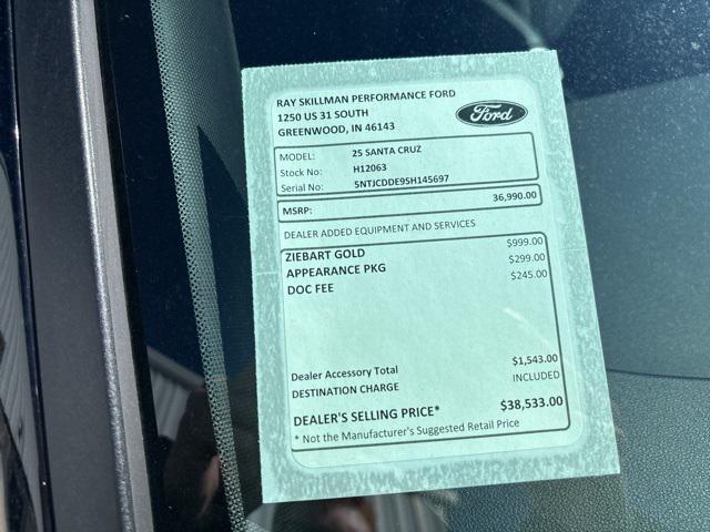 new 2025 Hyundai SANTA CRUZ car, priced at $36,490